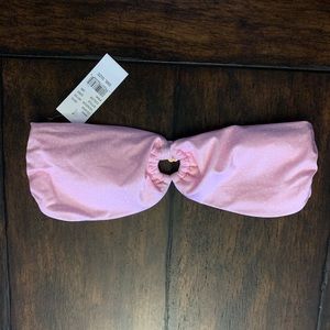 ring bandeau bikini top